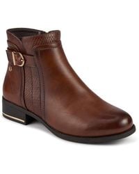 Pavers - Block Heeled Ankle Boots With Inside Zip - Lyst
