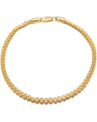 Raina Jewels - 22Ct High Polished Chain Link Bracelet 7 Inches 2.3Mm Wide - Lyst