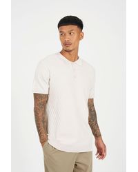 Brave Soul - Short Sleeve Knitted Polo Shirt - Lyst
