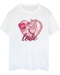 Scooby Doo - Love Kisses Cotton Boyfriend T-Shirt - Lyst