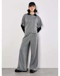 Apricot - Wide Leg Dogtooth Trousers - Lyst