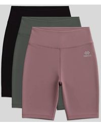 TOMMY LIFE - Short High-Waist Slim-Fit Sports Leggings - Lyst