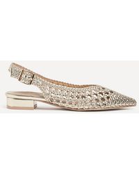 Linzi - Carolina Faux Leather Ballet Flats - Lyst