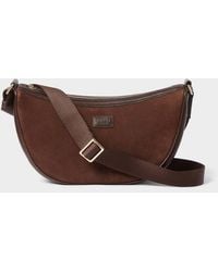 Osprey - The Mocha Suede Sling Bag - Lyst