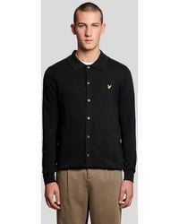 Lyle & Scott - Cotton Knitted Shirt - Lyst