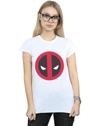 Marvel - Deadpool Large Clean Logo Cotton T-Shirt - Lyst