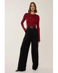 Hiccup - High Waist Wide Leg Pants - Lyst