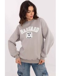 Love Lace - Cotton Polyester Casual Sweatshirt With Patches - Lyst