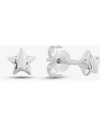 T.H.Baker - 5Mm Polished Star Stud Earrings 8.55.5629 - Lyst