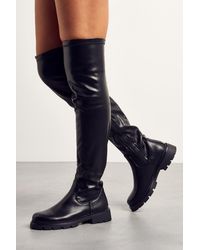 MissPap - Over The Knee Chunky Boot - Lyst