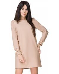 Love Lace - Elegant Trapeze Mini Dress With Eyelet Back - Lyst