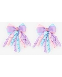 Penti - Curly Ribbon Bow Hair Clip Set - Lyst