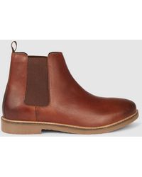 MAINE - Thames Leather Casual Chelsea Boot - Lyst
