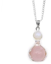 KDMD - Gemstone Healing Hands Pendant - Lyst