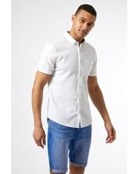 Burton - White Double Pocket Shirt - Lyst
