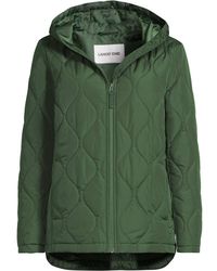 Lands' End - Featherfree Insulated Onion Quilted Jacket - Lyst