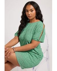 Yours - Embellished Shift Dress - Lyst