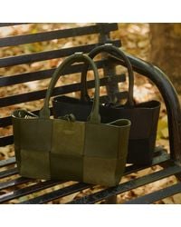 Osprey - The Patchwork East West Leather & Suede Bag - Lyst