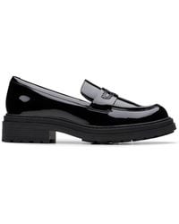 Clarks - Orinoco3 Edge Patent Loafers, Slip Ons - Lyst