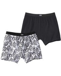 Atlas For Men - Stretch Boxer Shorts Pack Of 2 - Lyst