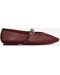 Linzi - Clara Mesh Mary Jane Pumps - Lyst