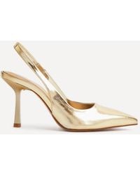 Linzi - Dash Faux Leather Court Heels - Lyst