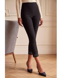 Roman - Sparkly Hem Cropped Stretch Trouser - Lyst