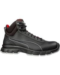 PUMA - 'Condor Mid S3' Nubuck Leather Safety Boots - Lyst