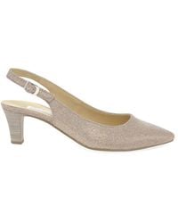 Gabor - 'hume 2' Slingback Court Shoes - Lyst