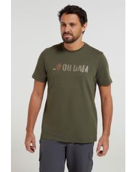 Mountain Warehouse - Oh Dam Organic Cotton T-shirt Casual Short Sleeve Top - Lyst