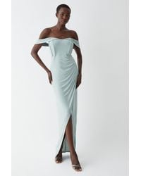 Coast - Bardot Slinky Jersey Bridesmaids Maxi Dress - Lyst