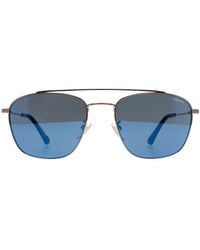 Police - Square Shiny Rose Smoke Mirror Spl996 Origins Lite 2 - Lyst