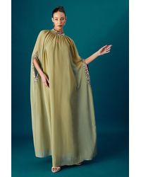 Coast - Muse Chiffon Cape Maxi Dress - Lyst