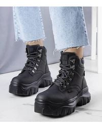 Love Lace - Winter Lace-Up Snow Boots With Faux Fur - Lyst