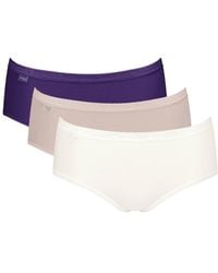 Sloggi - Basic+ Midi 3 Pack Briefs - Lyst