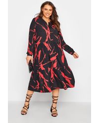 Yours - Smock Shirt Dress - Lyst