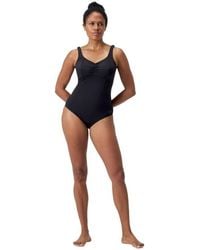 Speedo - Plain One Piece Swimsuit - Lyst
