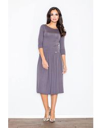 Love Lace - Elegant Viscose Knit Blouse & Skirt Set Style 43886 - Lyst