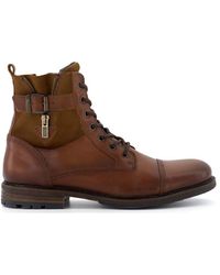 Dune - 'call' Leather Casual Boots - Lyst