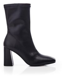 Moda In Pelle - 'myler' Porvair Heeled Boots - Lyst