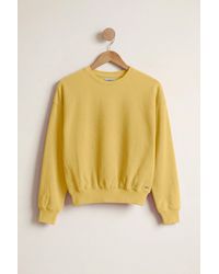 Enorsia - Oversized Terry Crop Sweatshirt - Lyst