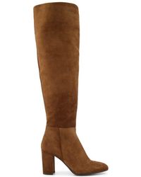 Dune - 'selsie' Suede Knee High Boots - Lyst
