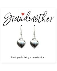 Aye Do Gifts - Grandmother Message Gift Card With Heart Earrings - Lyst