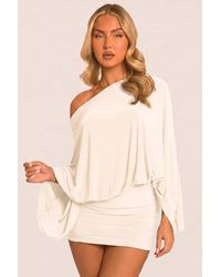 Rebellious Fashion - Asymmetric Batwing Mini Dress - Lyst