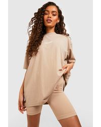 Boohoo - Dsgn Studio Sports Embroidered Oversized T-shirt - Lyst