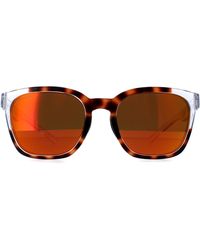 Smith - Square Havana And Transparent Chromapop Red Mirror Founder - Lyst
