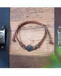 KDMD - Celtic Shield Knot Cord Bracelet - Lyst