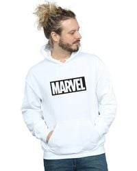Marvel - Outline Logo Hoodie - Lyst