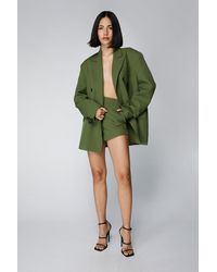 Nasty Gal - Premium Oversized Double Breasted Blazer - Lyst