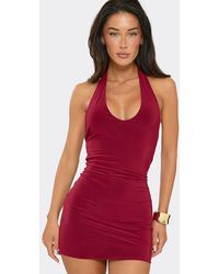 EGO - Body Contouring Sleeveless Slinky Mini Dress - Lyst